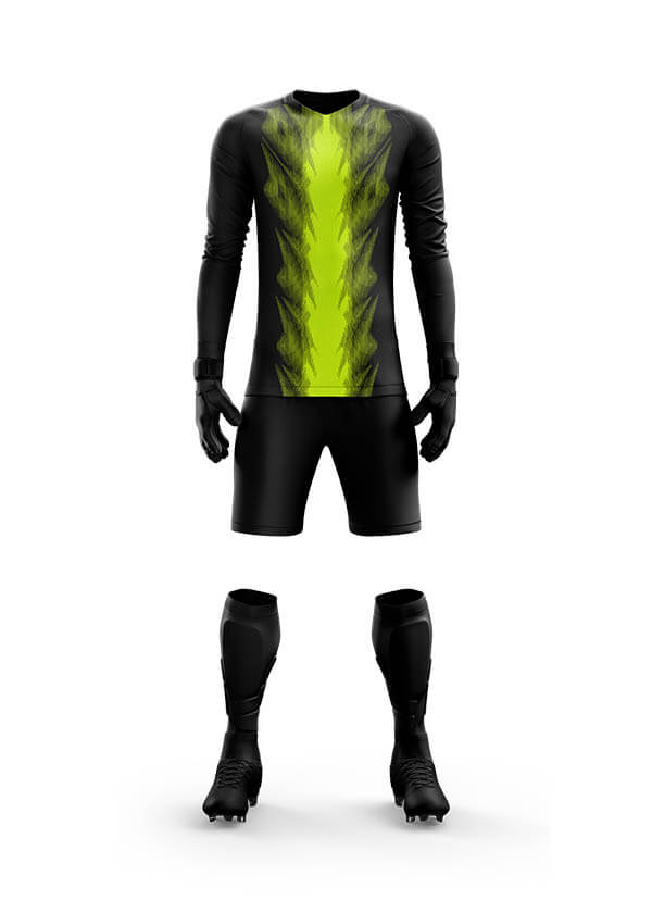 Green Zamora kaleci forması, yeşil uzun kollu