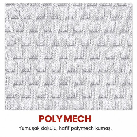 Polymech forma kumaşı yakın çekim doku görünümü