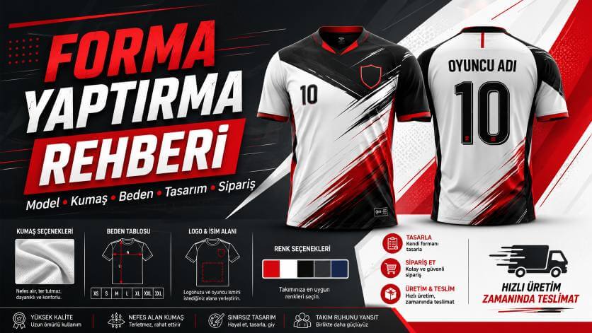 forma tasarlama rehberi, forma tasarla, forma tasarlama, forma siparişi, formanı tasarla, forma tasarım