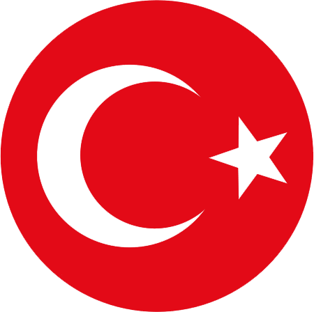 Kırmızı daire içinde ay yıldız arma